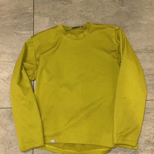 Salomon, Salomon Shirt Long Sleeve Mustard Yellow Y2K