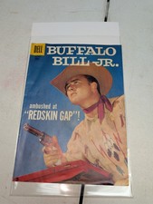 Vtg. ~ COMICS #828 Buffalo Bill, Jr. Photo Cover Dell Western Comic Book 1957