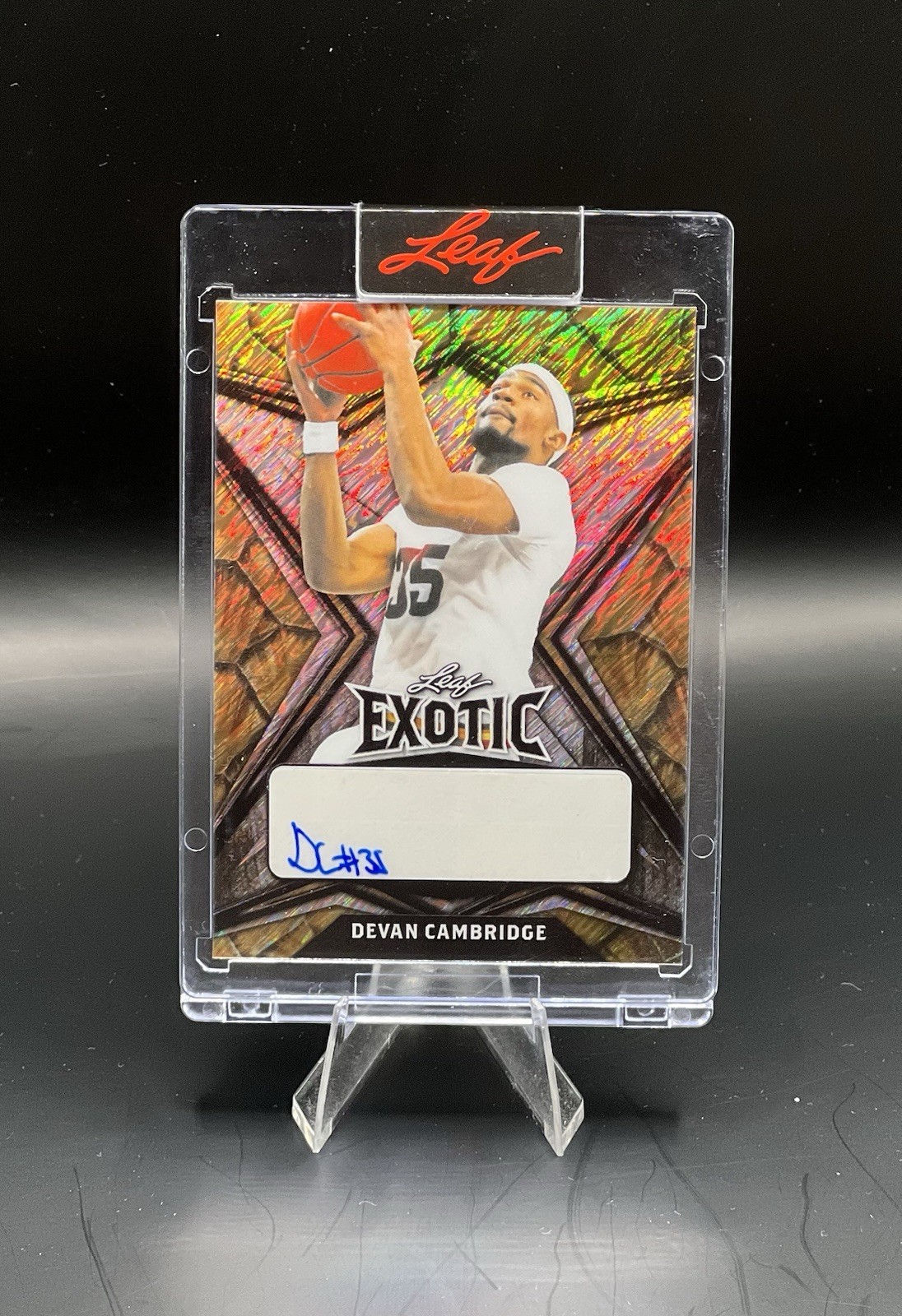 2022 Leaf Exotic Devan Cambridge /4