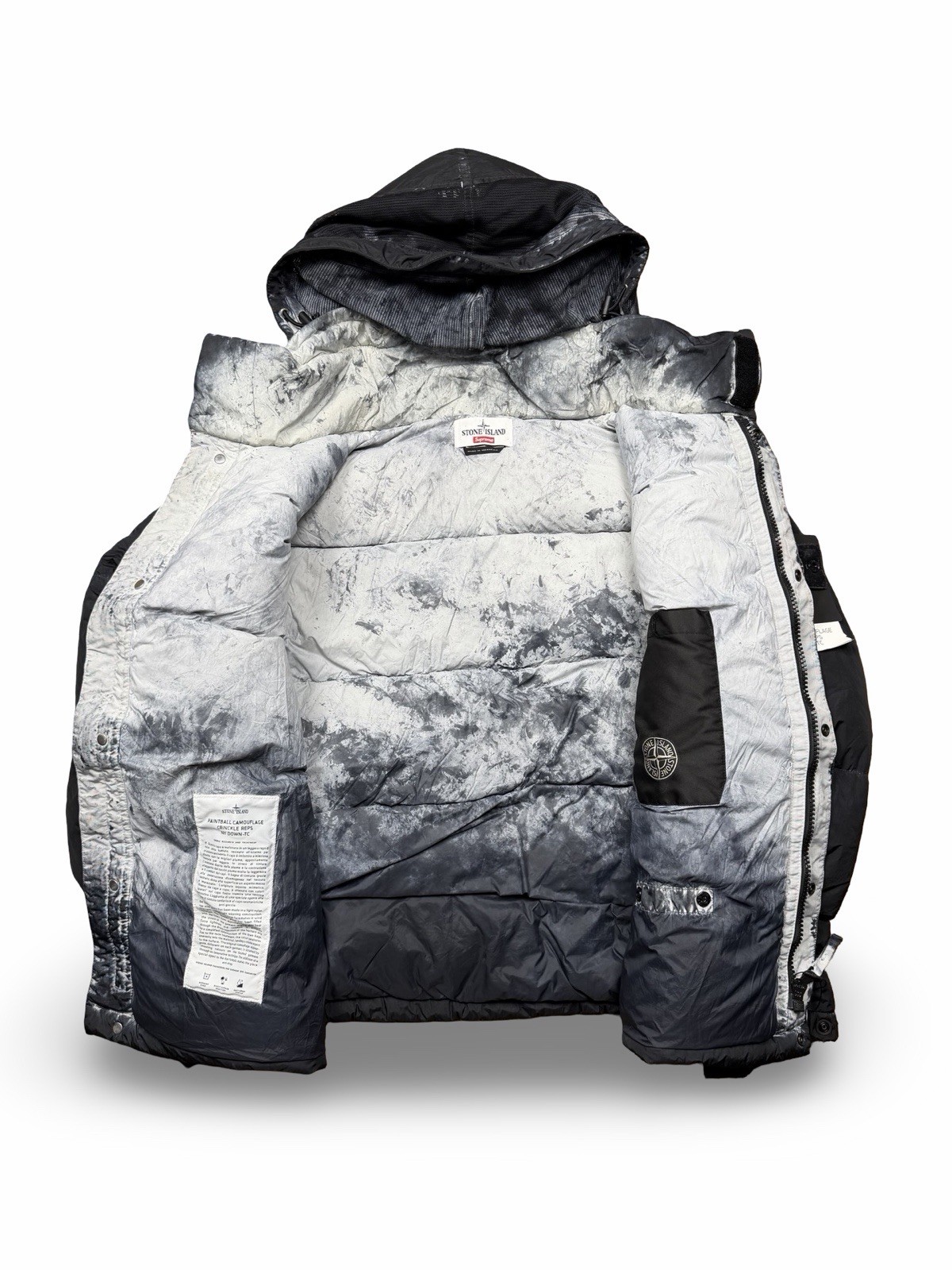 Stone Island x Supreme Paintball Camouflage Down Jacket - Large image 7