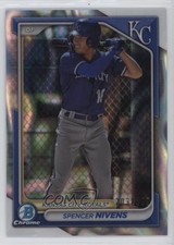 2024 Bowman Chrome Prospects Lava Refractor 108/399 Spencer Nivens #BCP-37 17oo
