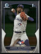 2023 Bowman Draft #BDC-113 Juaron Watts-Brown Chrome