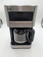 Braun BrewSense Drip Coffee Maker 12 Cup Programmable Stainless Steel KF7170