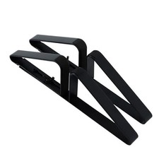Support Feet for Pet Gate Updated Version , Pet Gate Metal Adjustable Black
