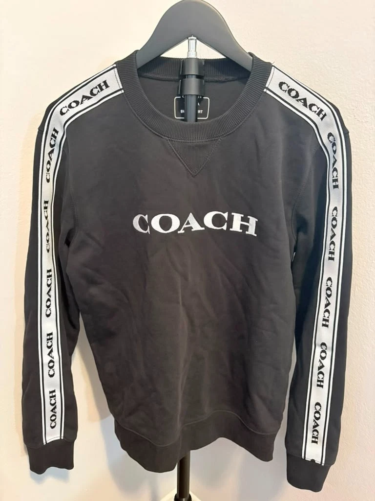COACH CREW PULLOVER POLY JERSEY ブラウン 3 Coach Crewneck Sweaters for Men for sale | eBay