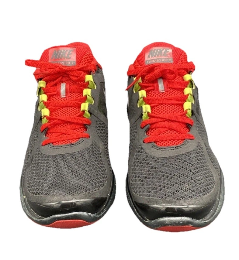 NIKE LUNAR ECLIPSE +2 MEN 12 BLACK & RED Custom | eBay