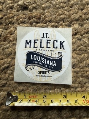 JT Meleck Louisiana Whiskey Bourbon sticker