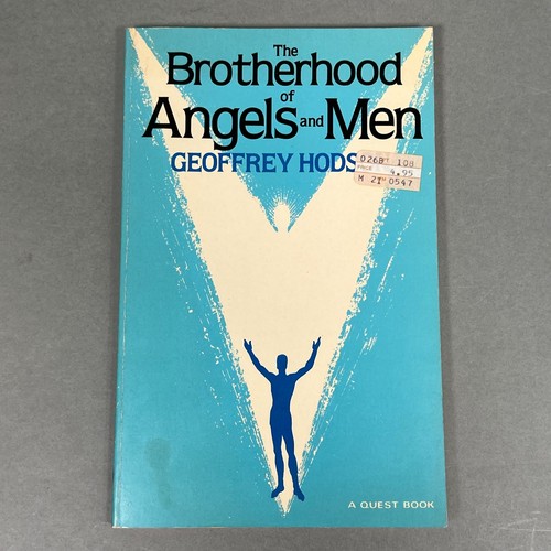 1st Ed. The Brotherhood of Angels a&nd of Men Paperback Geoffrey Hodson VTG 1982 - Picture 2 of 14