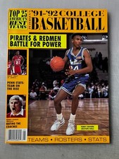 Petersens 91-92 College Basketball Magazine Terry Dehere Seaton Hall Cover 1991