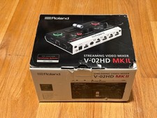 Roland V-02HD MK II Streaming Video Mixer HDMI Switcher V-02HDMK2 Open Box