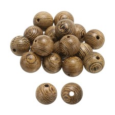 200pcs 10mm Chicken Wing Wood Round Polished Wooden Loose Beads for Craft