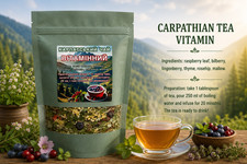Té de las Montañas de los Cárpatos - Té de hierbas naturales para la salud y la vitalidad 120 g
