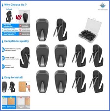 Cubicle Wall Hooks 10 Pcs 40 lbs Capacity Stainless Steel Lightweight Easy Use
