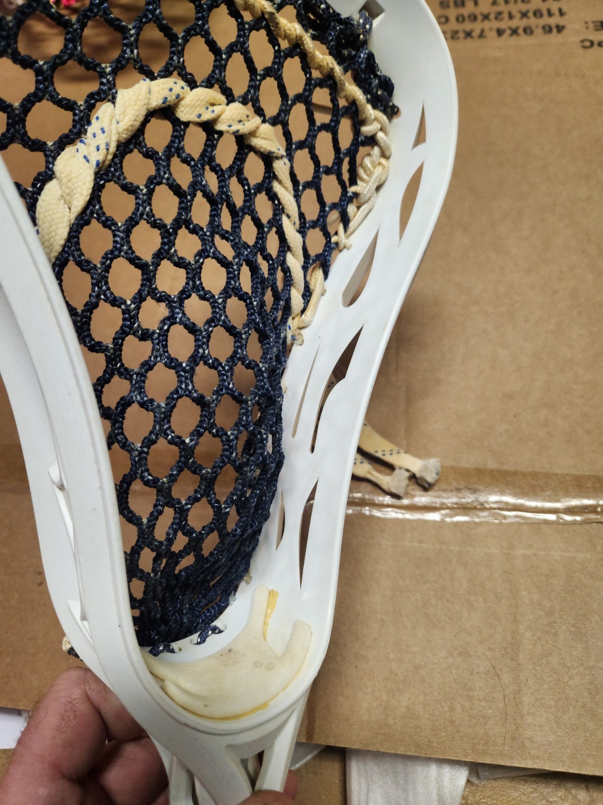 Vintage Lot Of 3 Used Brine Lacrosse Heads One Blaxe,One Alias, And One Oz 2