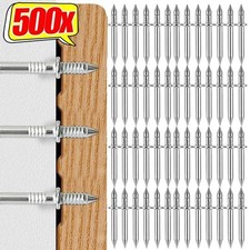 50-500x Double-Head Skirting Thread Seamless Nail Board Line No Mark Nail Screws