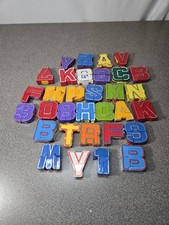 Vintage Alpha-Bots Transforming Alphabet & Numbers Robots Lot 1980s Robot Set