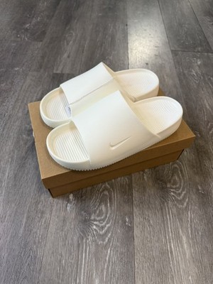 New Nike Calm Slide Women's Size US 11/ Men s 10 Sail Slides Sandals DX4816 100