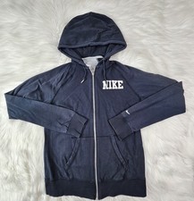 Nike Women's Navy Stretch Zip Up Hoodie M