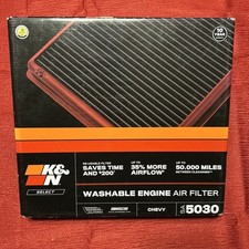 2015-2022 Chevrolet Colorado & GMC Canyon K&N 33-5030 High Flow Air Filter NEW