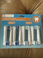 Oral-B Action Compatible Electric Toothbrush Replacement Brush Heads 8 Pack