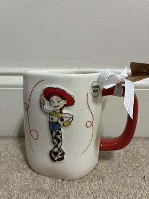 Rae Dunn Disney Toy Story Jessie YEE HAW! Double Sided Mug NWT