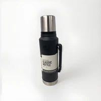 Stanley The Legendary Classic Bottle BLACK 1.5 QT - 38 Hrs Hot/35 Hrs Cold - New