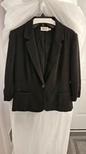 Eliza J jacket XL/TG black color 3/4 sleeves