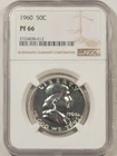 1960 PROOF FRANKLIN HALF DOLLAR - NGC PF-66