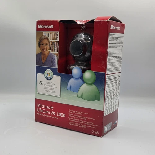Microsoft VX-1000 LifeCam Webcam with Built-In Microphone.