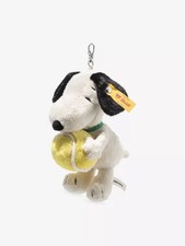 Steiff Snoopy Keychain Tennis Small Collectible Used