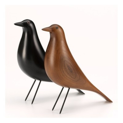NIB Vitra House Bird by Charles & Ray Eames Walnut Wood or Black Alder Sculpture