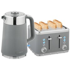 Rapid Boil Kettle&4 Slice Toaster Set w/Strix Thermostat, 1.7L 3000W new