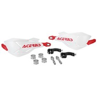 Acerbis HandschüTzer X-Factory Weiß/Rot, Inkl. Anbaukit