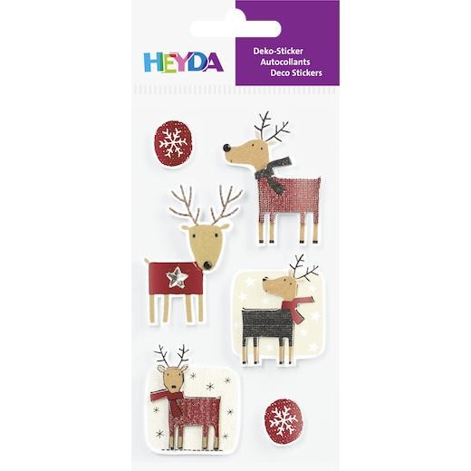 Heyda Layered Stickers - Reindeer