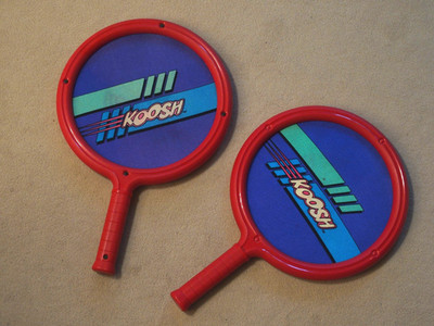 Koosh Schläger-Set 1991 Vintage Retro Sammler