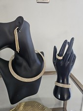 Ladies Party Lunara Mystique Necklace Set- Gold