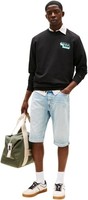 Tommy Jeans Herren TJM Reg Stack Crew EXT Dm0Dm21640 Pullover-Sweatshirt, Black