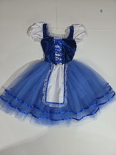 Revolution Dancewear 699 LC Dark Blue Dance Costume Halloween Girls Large