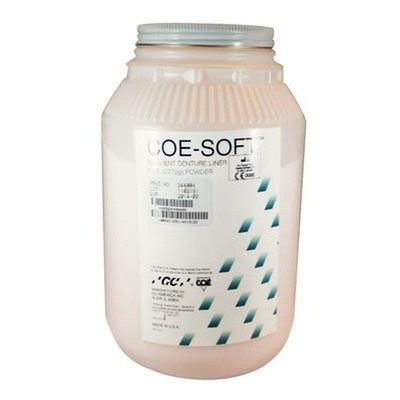 GC Coe-Soft Soft Denture Reline Material Self Cure Powder 5 Lb Jar