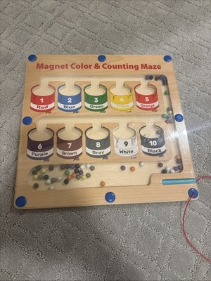 Magnet Color and Counting Maze Game