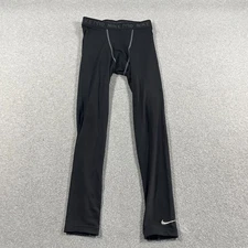 Nike Pro Combat Pants Mens Small Black Leggings Compression 259864-010 Dri Fit