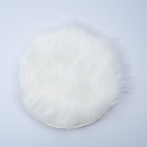Détails Sur Peau De Mouton Peluche Tapis Fausse Fourrure 30cm Souple Rond Blancgris Maison