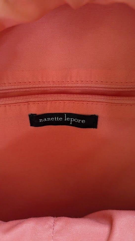 Nanette Lepore Backpack Purse Mini Washable Quilted Floral  display picture 1