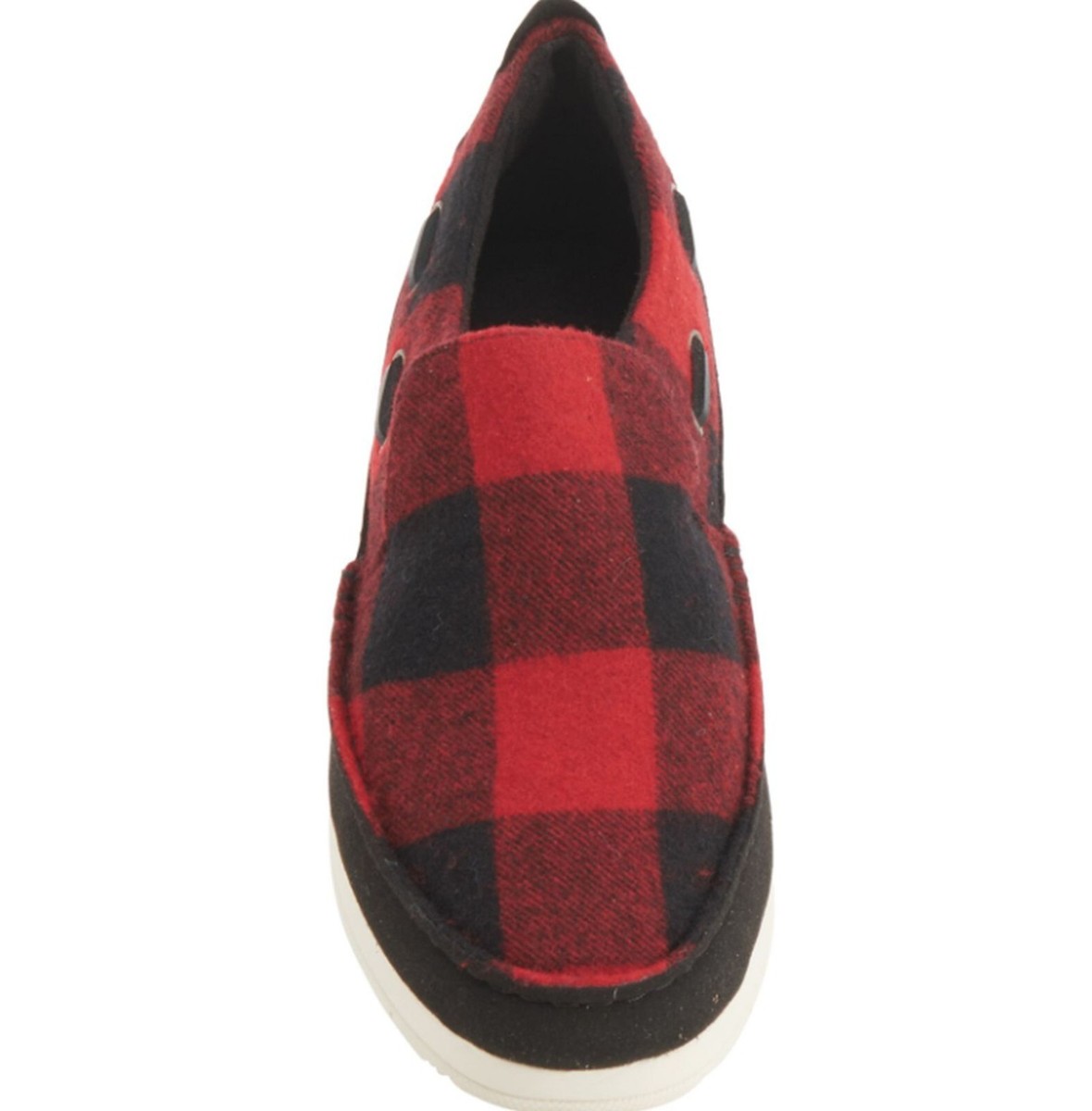 Sperry Top Sider Mens size 9.5 Slip On Shoes Moc Sider Red 