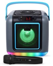 Singing Machine Karaoke System for Adults  Kids with Wireless Microphone Cube