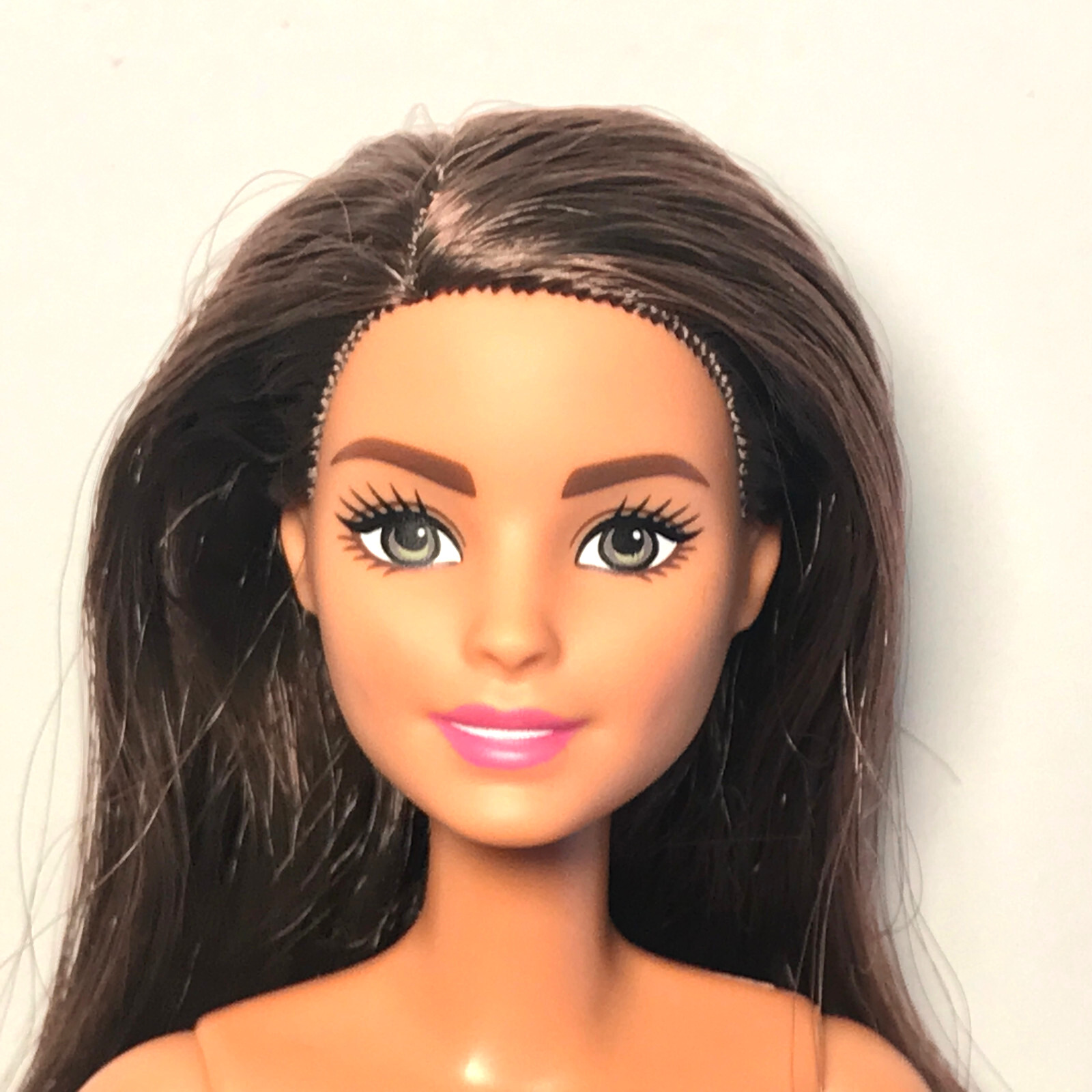 Nude Barbie Puppy Dog Adoption Brunette Neysa Face HKD86 Dol