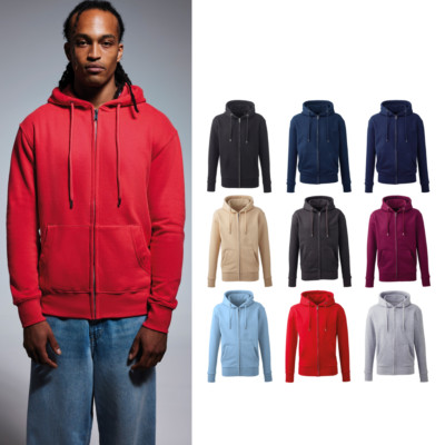 Anthem Herren Full-zip Hoodie am002 - Erwachsene Kapuze Fleece lange Ärmeljacke