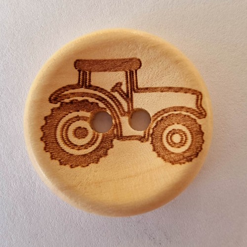 WOODEN CHILDREN'S BUTTONS - 15mm, 20mm, DINOSAUR, ROCKET, UNICORN, BOY, GIRL - Picture 14 of 29