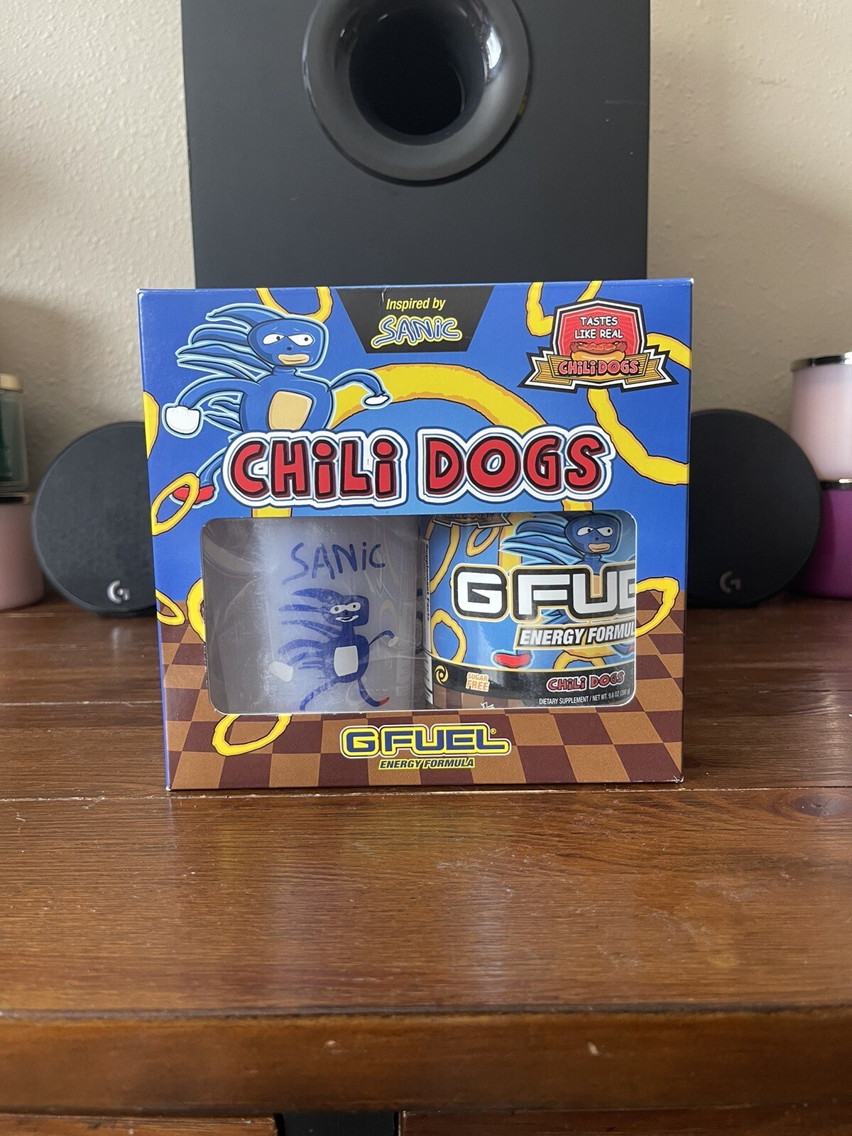 GFuel Chili Dogs collectors box, Inspired By *Sanic* eBay