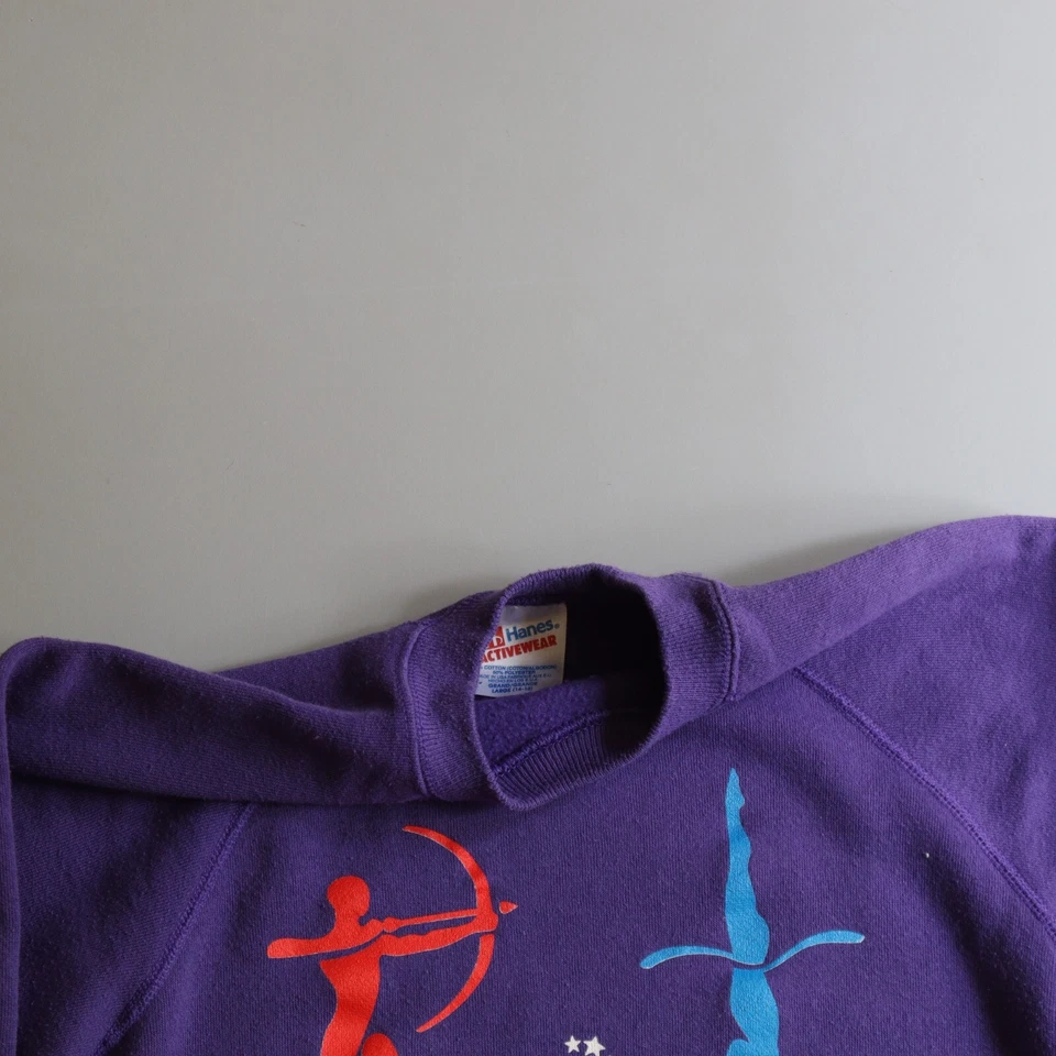 Vtg 1996 Atlanta Olympics Games Sweatshirt Crewneck 90s Kids Girls Youth Large - Image 3 of 4